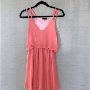 Coral Summer Spring Sun Wedding Guest Dress